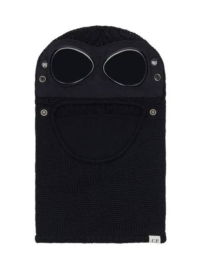 Extra Fine Merino Wool Goggle Balaclava Black - CP COMPANY - BALAAN 2