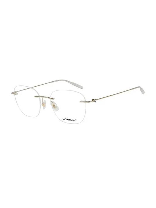Eyewear Round Metal Eyeglasses Gold - MONTBLANC - BALAAN 2