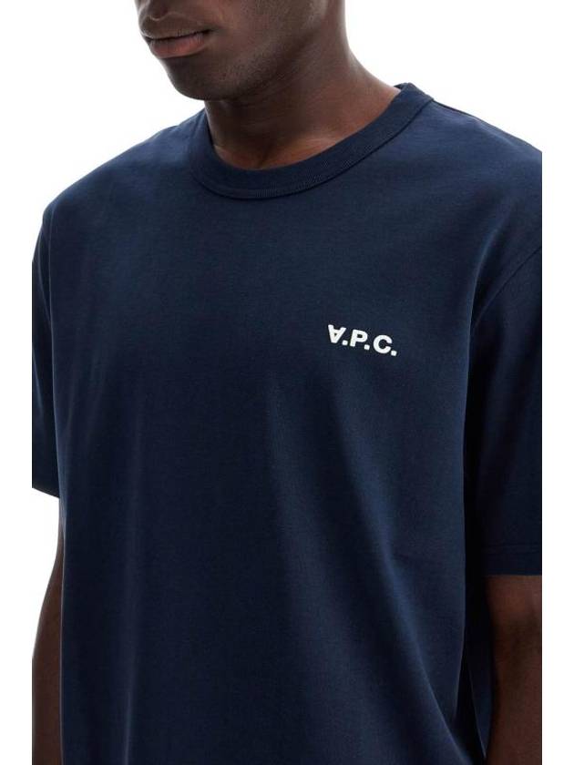 Boxy Petit VPC Short Sleeve T-Shirt Navy - A.P.C. - BALAAN 5