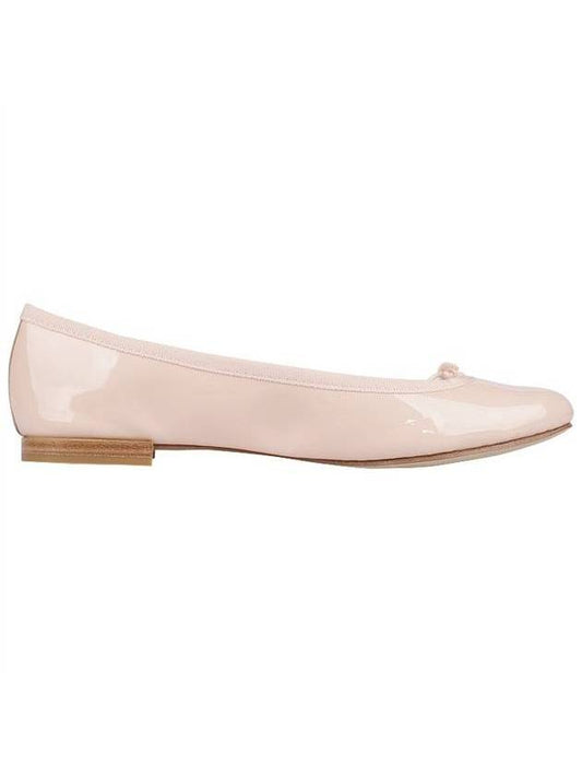 Women's Cendrillon Leather Ballerinas Flat Glossy Pink - REPETTO - BALAAN 1