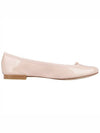 Women's Cendrillon Leather Ballerinas Flat Glossy Pink - REPETTO - BALAAN 1