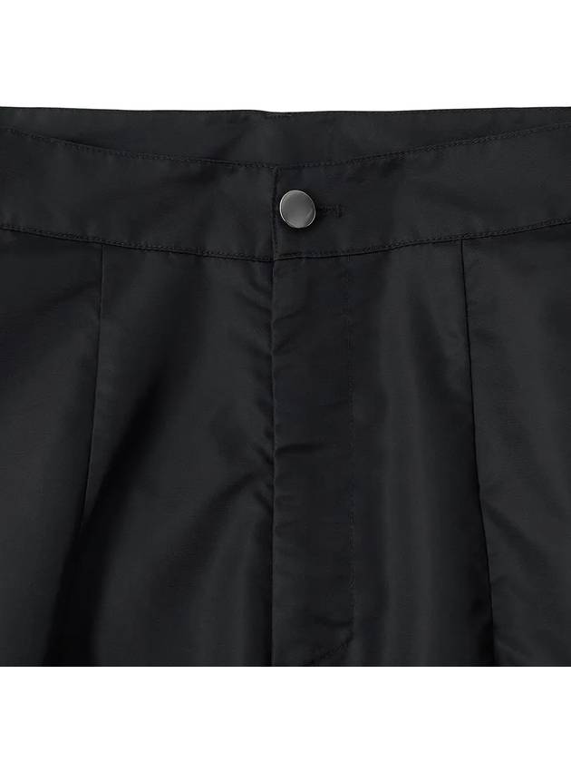 Platform Men's One Tuck Wide Pants Black - THEANTIPLATFORM - BALAAN 4