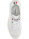 Thom Women Browne Nylon Tech Runner Low Top Sneakers Grey White - THOM BROWNE - BALAAN 4