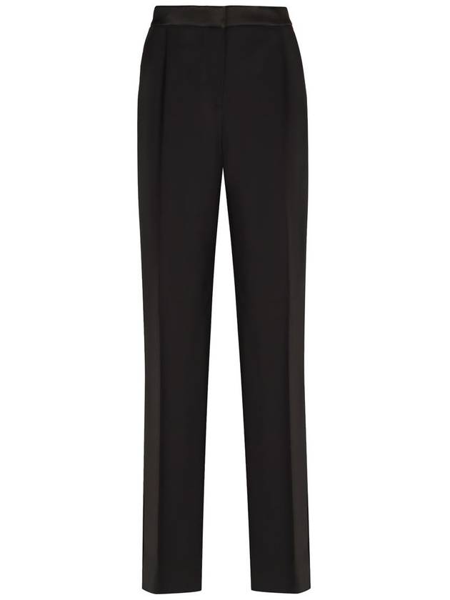 Alberta Ferretti Crêpe Wide-Leg Trousers - ALBERTA FERRETTI - BALAAN 1