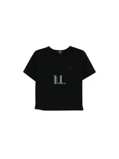 Boxy Micro Logo Short Sleeve T-Shirt Black - A.P.C. - BALAAN 2