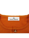 Bea Cropped Cardigan Orange - VIVIENNE WESTWOOD - BALAAN 10