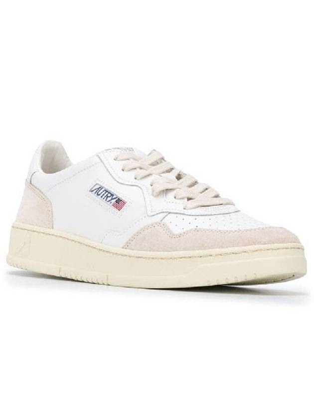 Medalist Goatskin Low Top Sneakers White - AUTRY - BALAAN 3