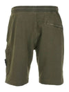 Wappen Patch Cotton Bermuda Shorts Green - STONE ISLAND - BALAAN 4