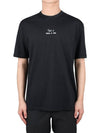 Men's Logo Short Sleeve T-Shirt Black - TEN C - BALAAN 3