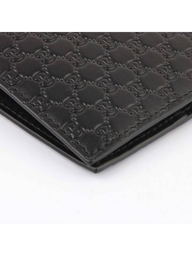 Micro GG Ssima Bifold Wallet Black - GUCCI - BALAAN 7