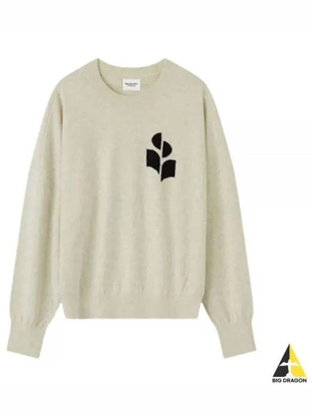 Logo Intarsia Crewneck Sweater Ecru - ISABEL MARANT - BALAAN 2