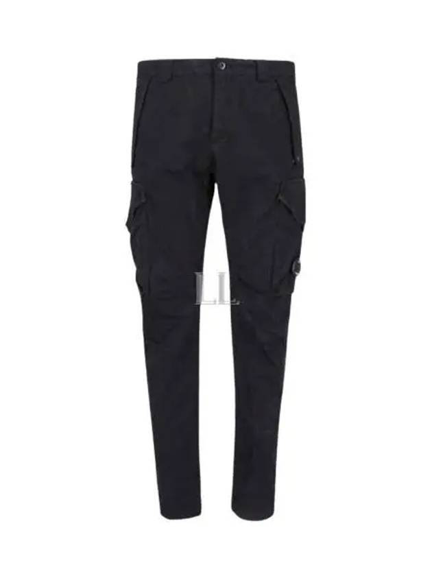 Lens Detail Panel Cargo Straight Pants Black - CP COMPANY - BALAAN 2