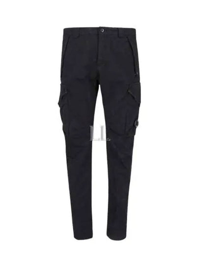 Lens Detail Panel Cargo Straight Pants Black - CP COMPANY - BALAAN 2