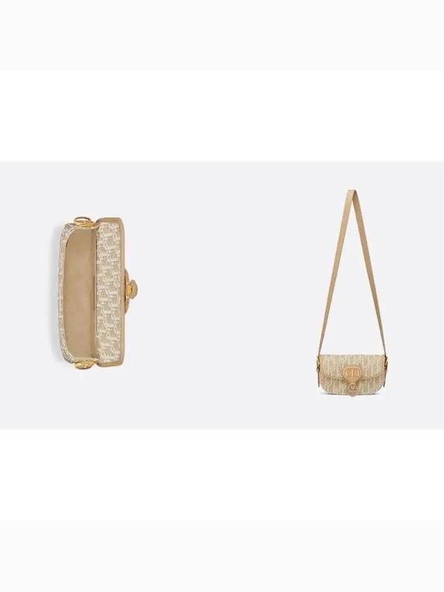 Bobby East West Oblique Jacquard Shoulder Bag Beige - DIOR - BALAAN 5