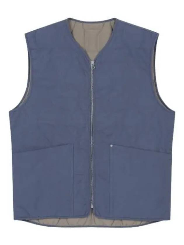 Peter Tab Series Zip up Vest Calcite Blue - NORSE PROJECTS - BALAAN 1