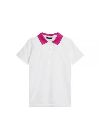 Baily Seamless Short Sleeve Polo Shirt White - J.LINDEBERG - BALAAN 2