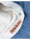 logo patch bucket hat light blue denim - ACNE STUDIOS - BALAAN 3