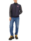 Hybrdige Slim Fit Merino Wool Padded Vest Navy - CANADA GOOSE - BALAAN 3