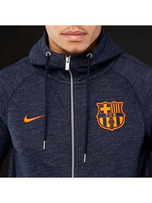 01886697473X BarcelonaAuthentic Hooded Zip Jacket 17 18 SeasonNavy - NIKE - BALAAN 5