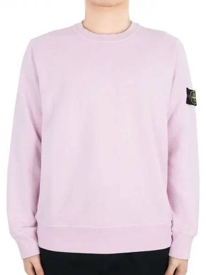 Wappen Patch Garment Dyed Sweatshirt Pink - STONE ISLAND - BALAAN 2