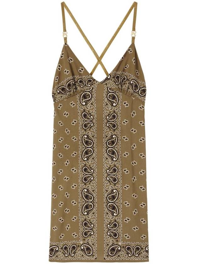 Paisley Print Slip Dress PWDJ007S24FAB0015656 - PALM ANGELS - BALAAN 2