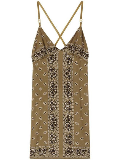 Paisley Print Slip Dress PWDJ007S24FAB0015656 - PALM ANGELS - BALAAN 2