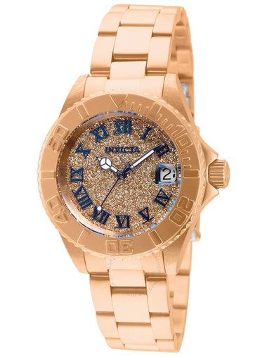 Invicta Angel Date Quartz Rose Gold Dial Ladies Watch 33361 - INVICTA - BALAAN 1