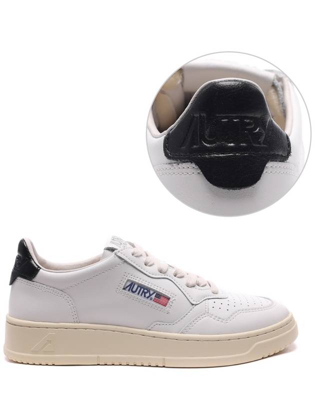 Medalist Goatskin Low Top Sneakers White - AUTRY - BALAAN 3