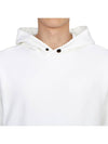 Compass Logo Patch Hoodie White - STONE ISLAND - BALAAN 6