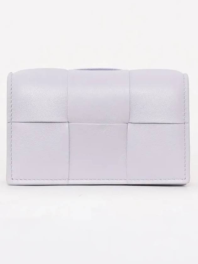 Intrecciato Flap Card Wallet Oyster - BOTTEGA VENETA - BALAAN 3