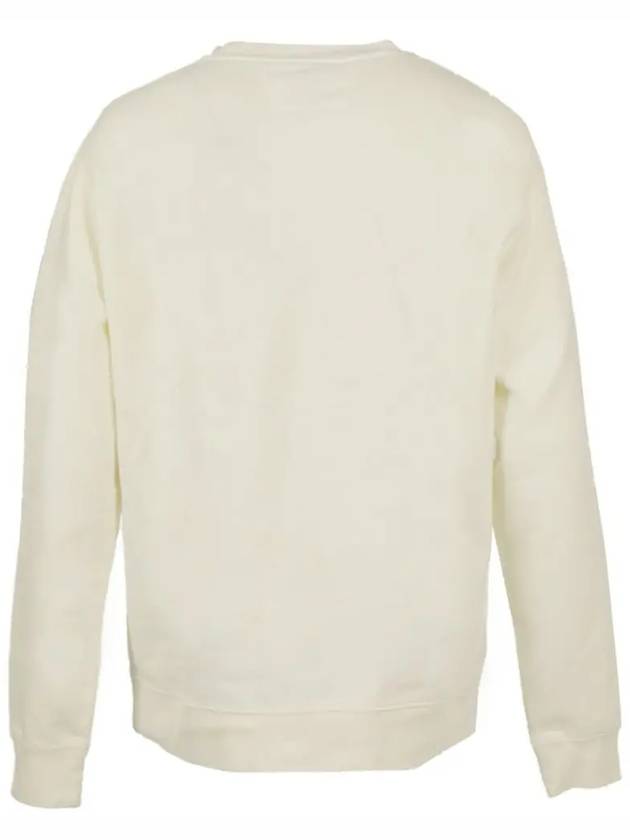 Brushed Emerized Diagonal Fleece Sweatshirt White - CP COMPANY - BALAAN 3