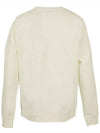 Brushed Emerized Diagonal Fleece Sweatshirt White - CP COMPANY - BALAAN 4