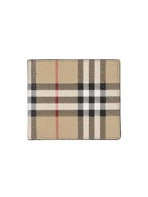 Vintage Check Coin Pocket Half Wallet Beige - BURBERRY - BALAAN 2