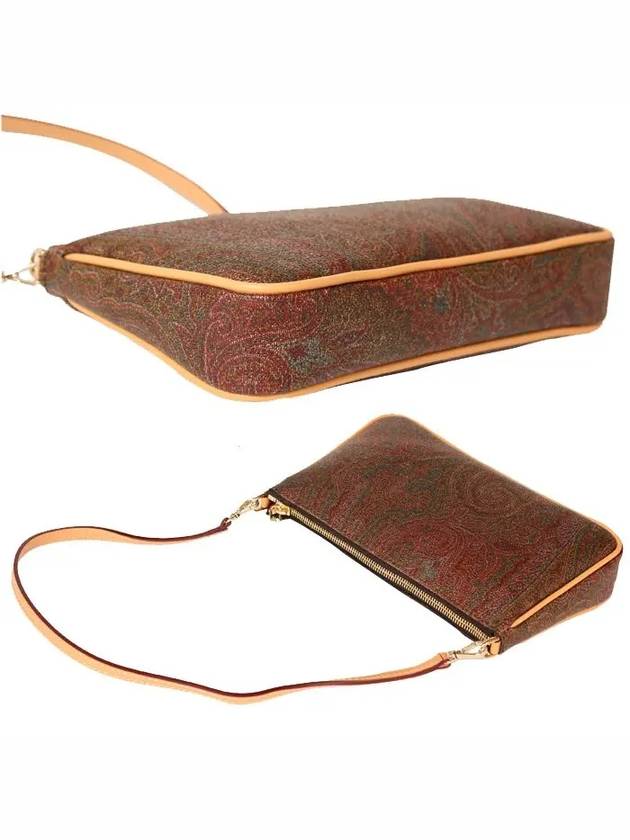 Paisley Logo Shoulder Bag Brown - ETRO - BALAAN 4