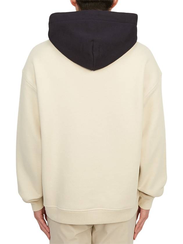 Marina Oversized Cotton Hoodie Ivory - STONE ISLAND - BALAAN 5