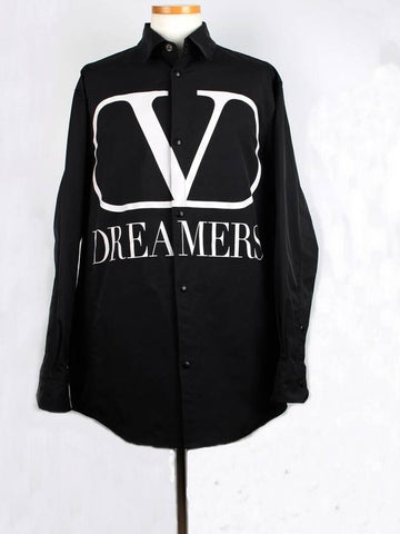 V logo shirt jacket - VALENTINO - BALAAN 1