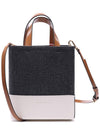 Museo Mini Wool Tote Bag Grey - MARNI - BALAAN 2