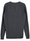 Cashmere Back Stitch Cardigan Grey - MAISON MARGIELA - BALAAN 3