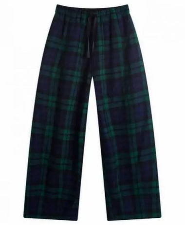 Tartan Wool Plaid Straight Pants Black - NEEDLES - BALAAN 1