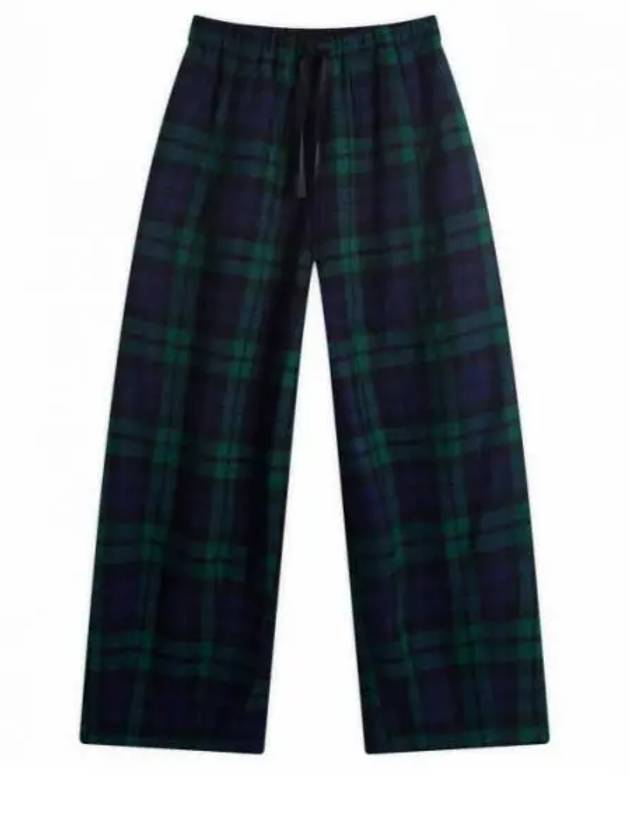 Tartan Wool Plaid Straight Pants Black - NEEDLES - BALAAN 1