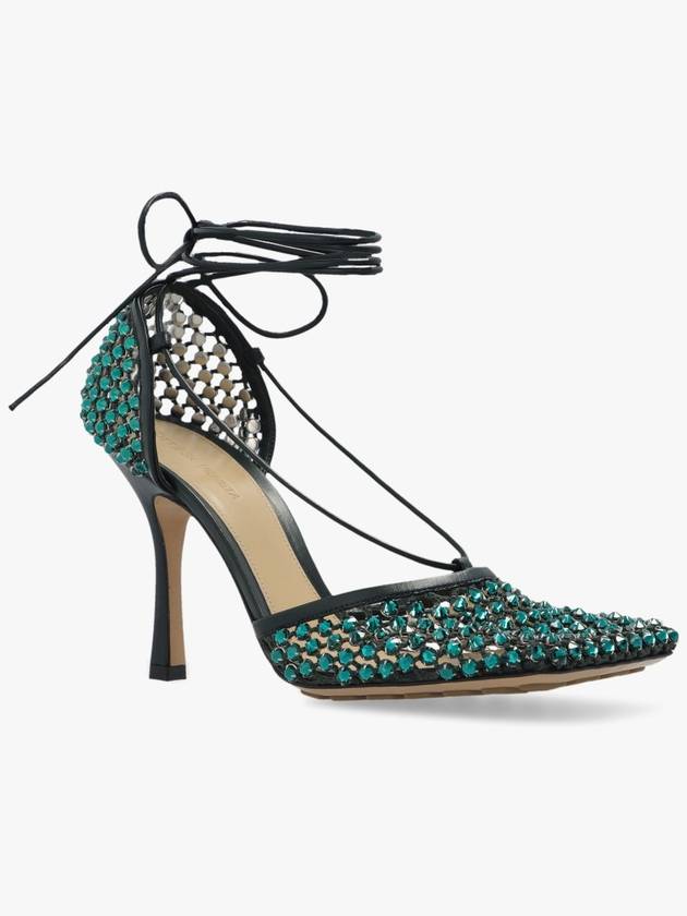 embellished stretch sandal heels - BOTTEGA VENETA - BALAAN 5