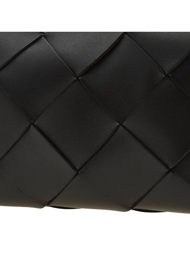 Cassette Intrecciato Small Cross Bag Black - BOTTEGA VENETA - BALAAN 7