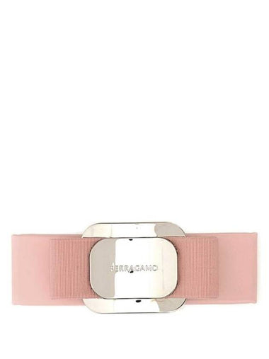 New Vara Plate Hair Clip Pink - SALVATORE FERRAGAMO - BALAAN 1