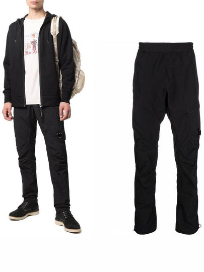 Lens Wappen Straight Pants Black - CP COMPANY - BALAAN 2