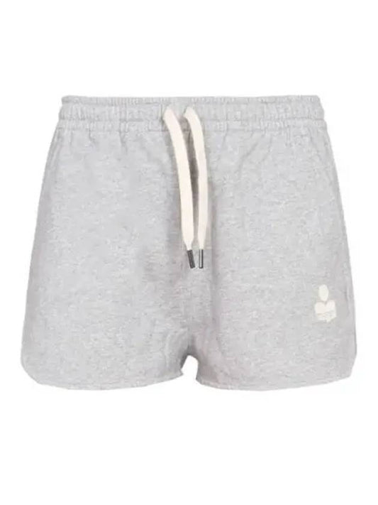 Mifa Logo Banding Shorts Grey - ISABEL MARANT - BALAAN 2