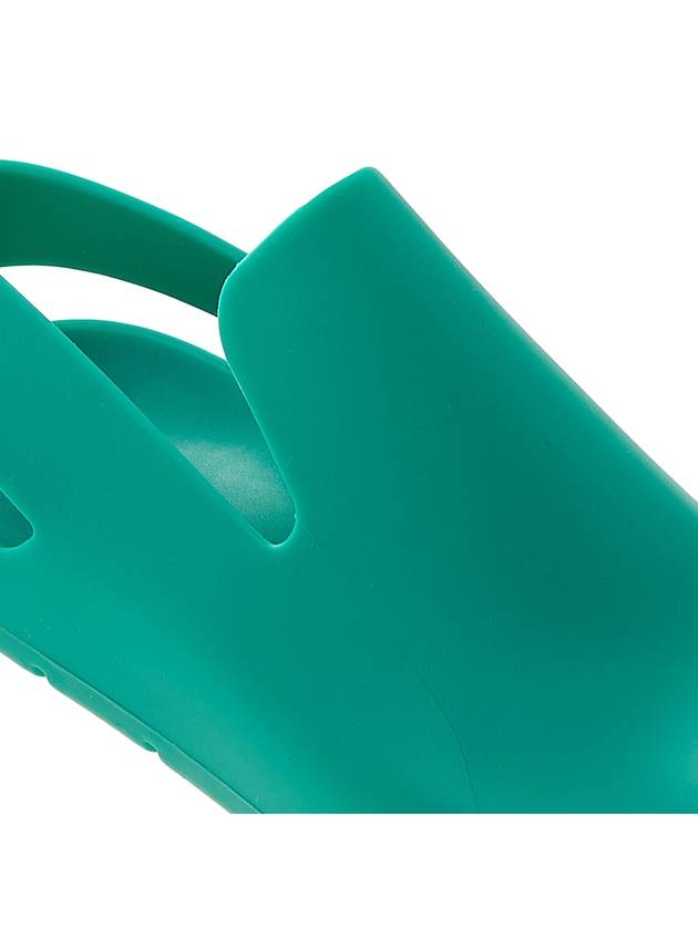 Puddle Clog Rubber Sandals Acid Turquoise - BOTTEGA VENETA - BALAAN.