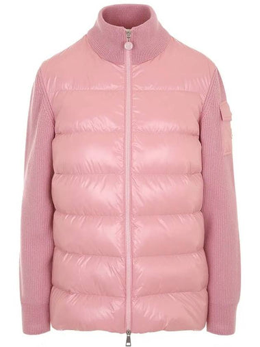 9B00013 M1131 518 Women s Wool Padded Zip up Jacket - MONCLER - BALAAN 1