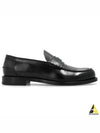 Mr G Mocassin Leather Loafers Black - GIVENCHY - BALAAN 2