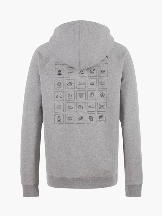 Women's Luna Elements Hoodie Grey Melange - KLATTERMUSEN - BALAAN 3