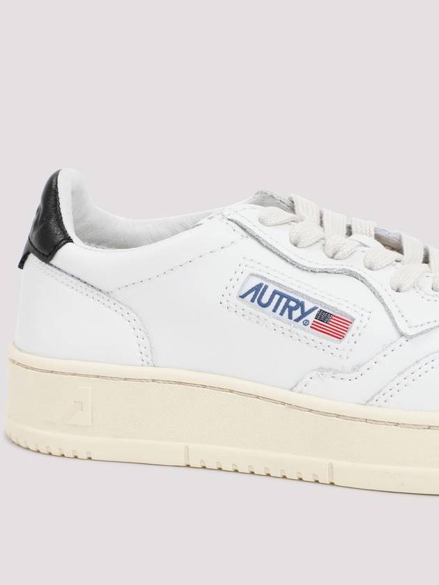 Medalist Goatskin Low Top Sneakers White - AUTRY - BALAAN 5